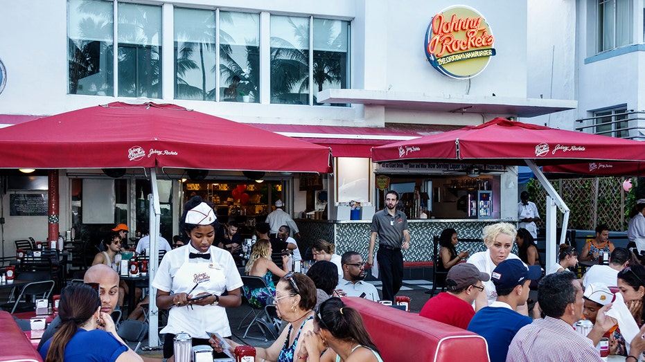 Johnny Rockets restaurant in Miami