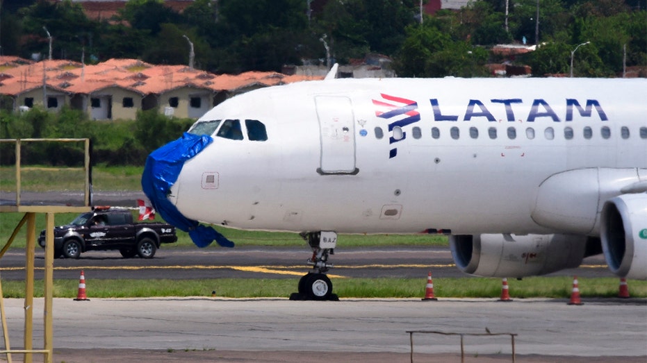 Latam Airlines plane nose damaged, forced to make emergency landing