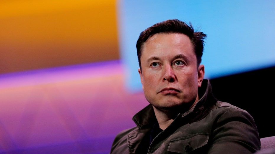 Elon Musk looking serious