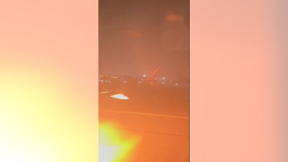 Indian plane catches fire during takeoff