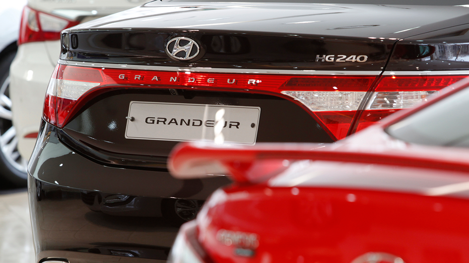 Close up view of a Hyundai vehicle taken in 2012 in Seoul