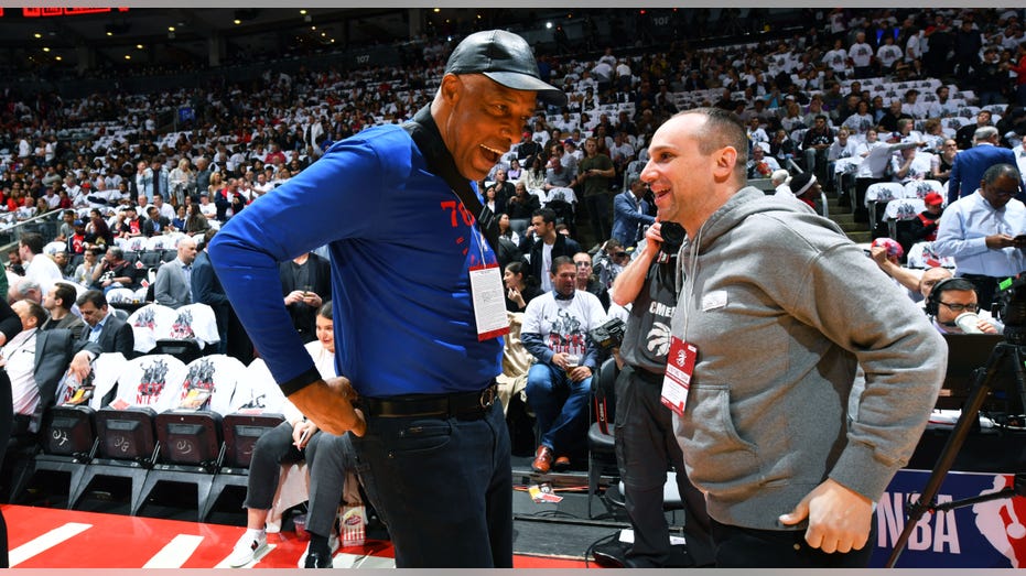 Julius Erving and Michael Rubin talk