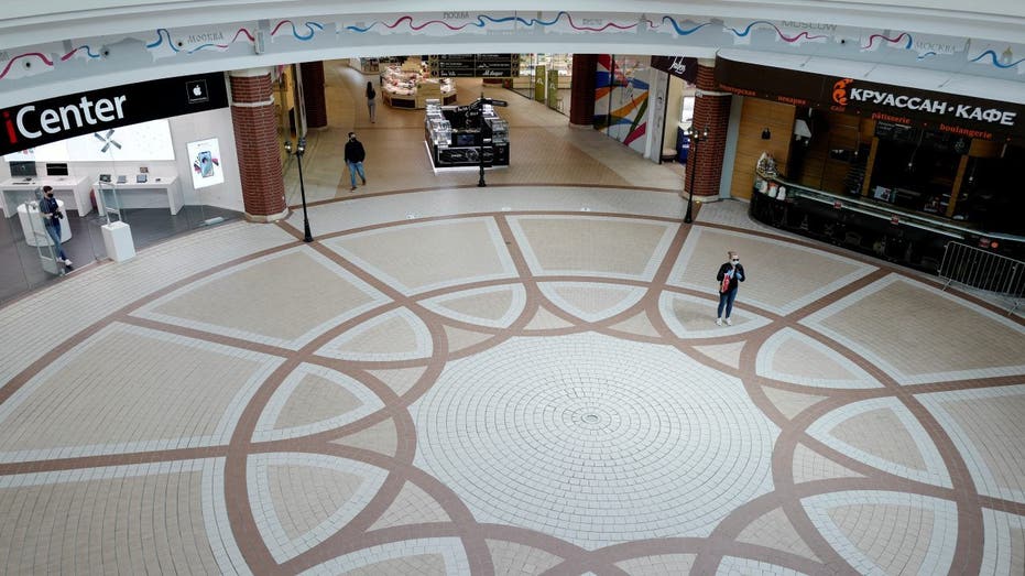 Nearly empty mall
