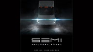 Tesla Semi delivery event scheduled for December 1