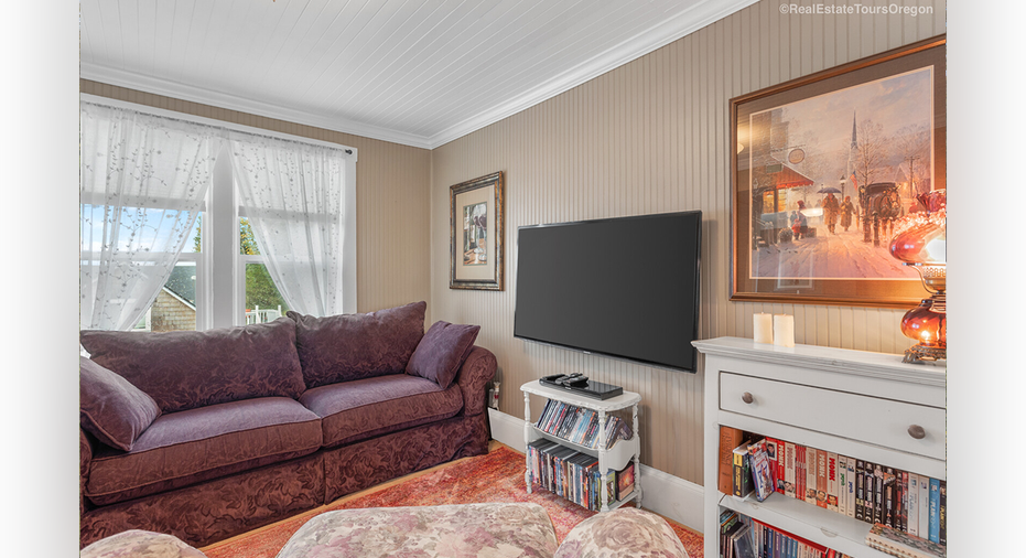 'The Goonies' house living room with TV