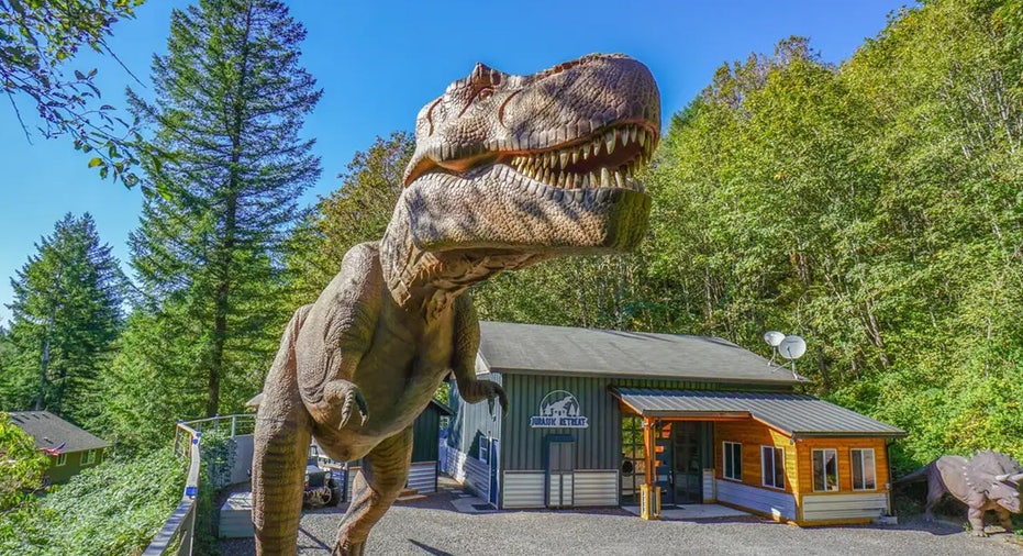 Jurassic Retreat's life-size T-rex 