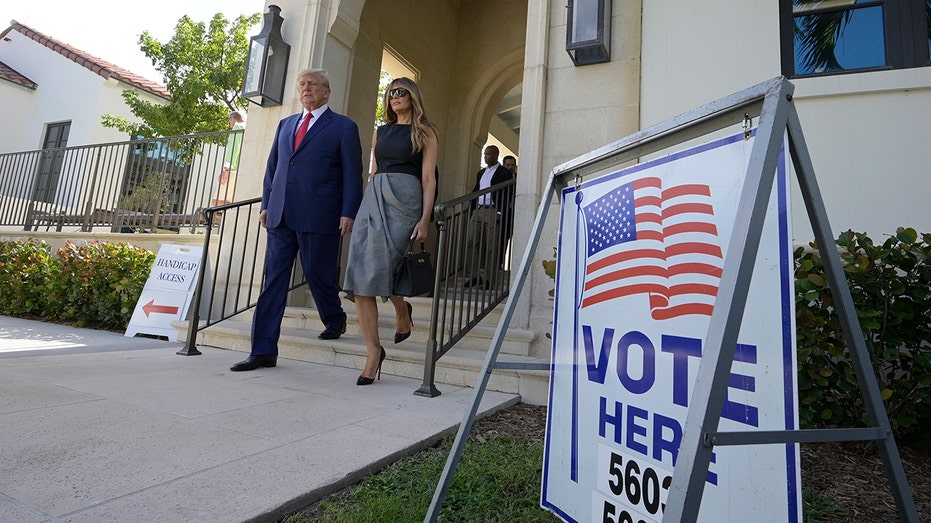 Donald Trump votes in midterm elections