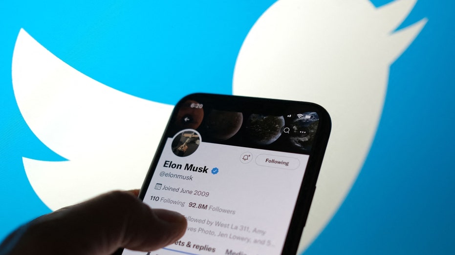 A photo of Elon Musk's Twitter profile