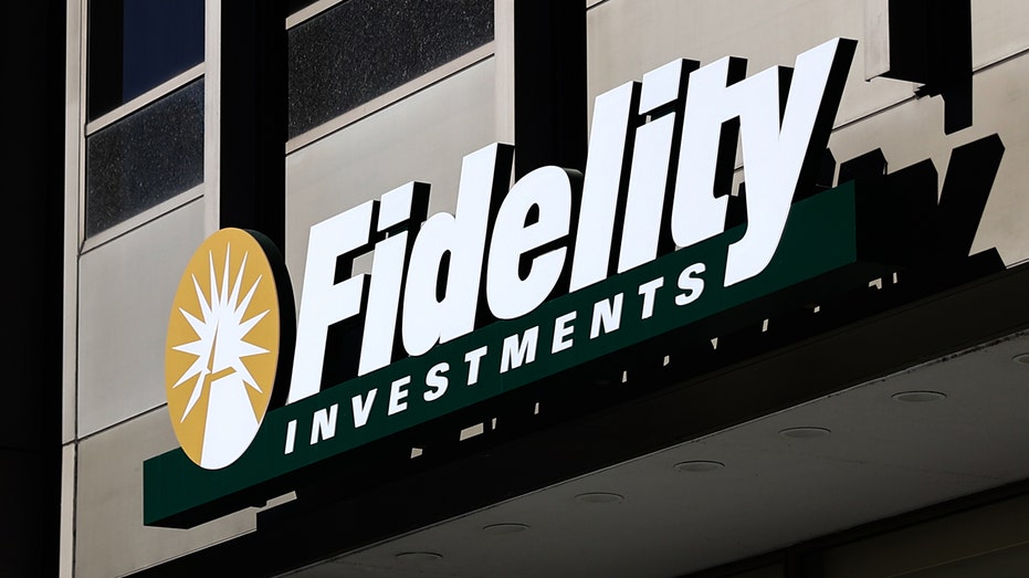 Fidelity logo on office