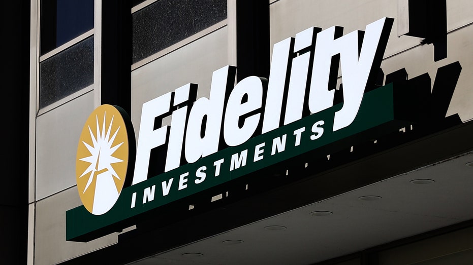 Fidelity logo on office