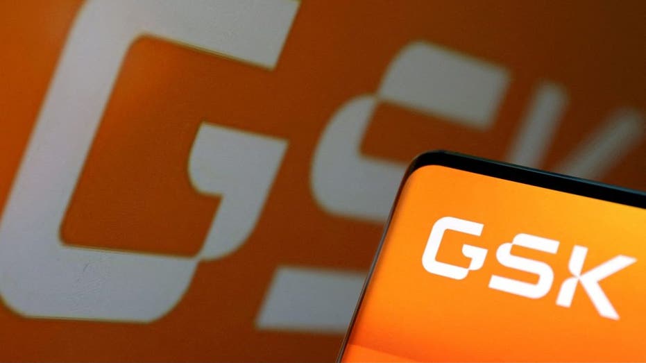 GSK logo shown on phone