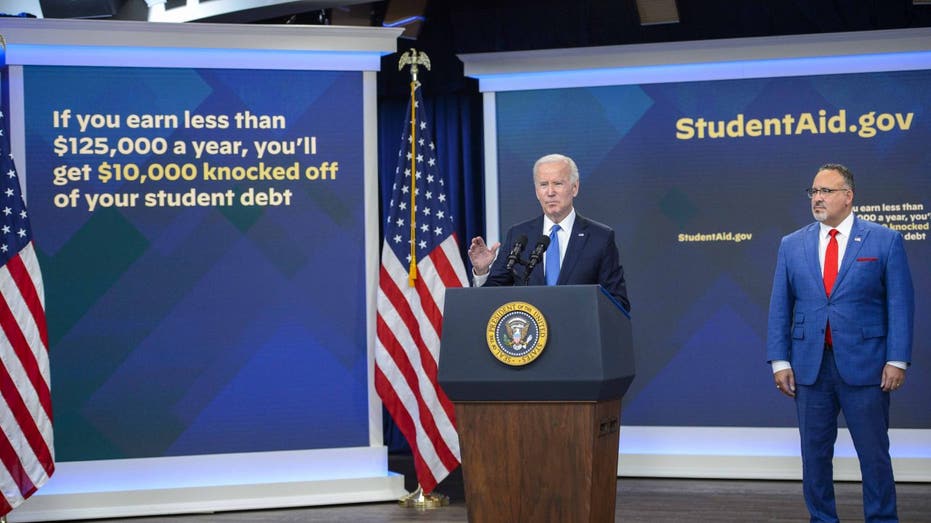 President Biden speaking on student loan handout program