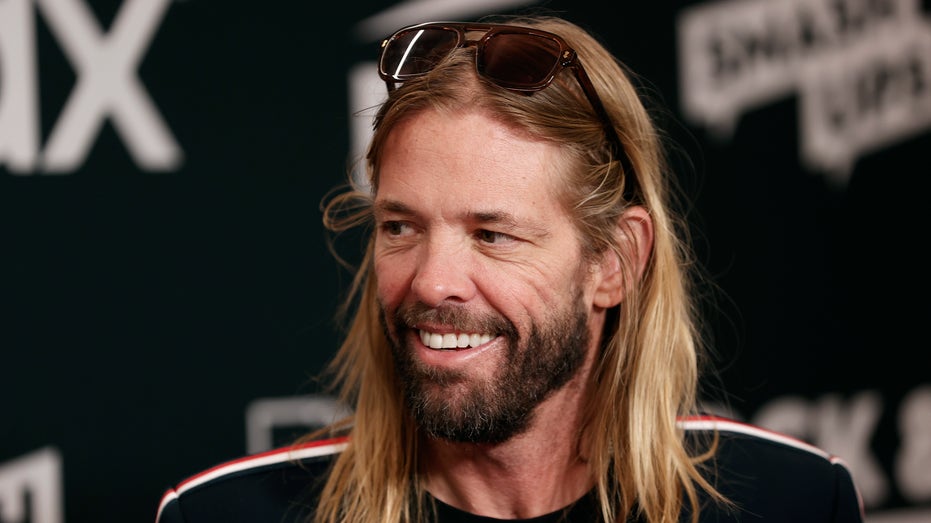 Taylor Hawkins at the Rock & Roll Hall of Fame