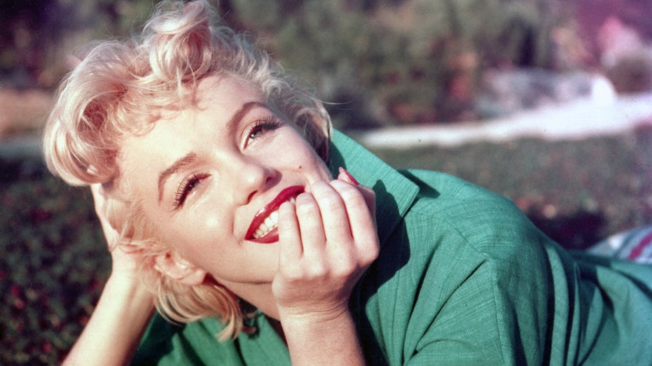 Marilyn Monroe posing for the camera
