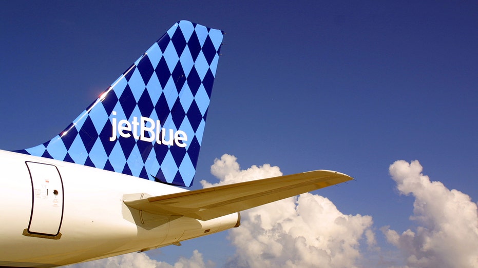 JetBlue plane fin