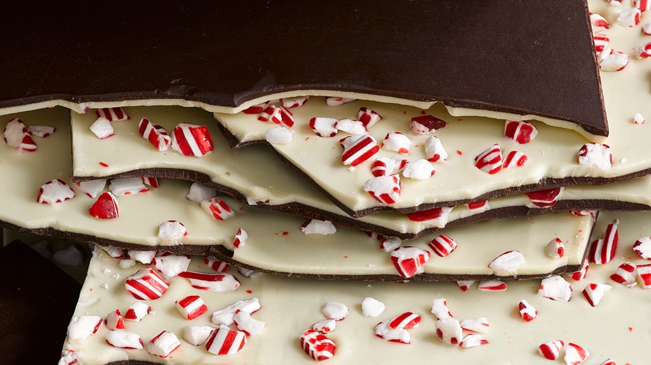 Peppermint bark