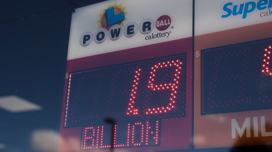 Powerball sign