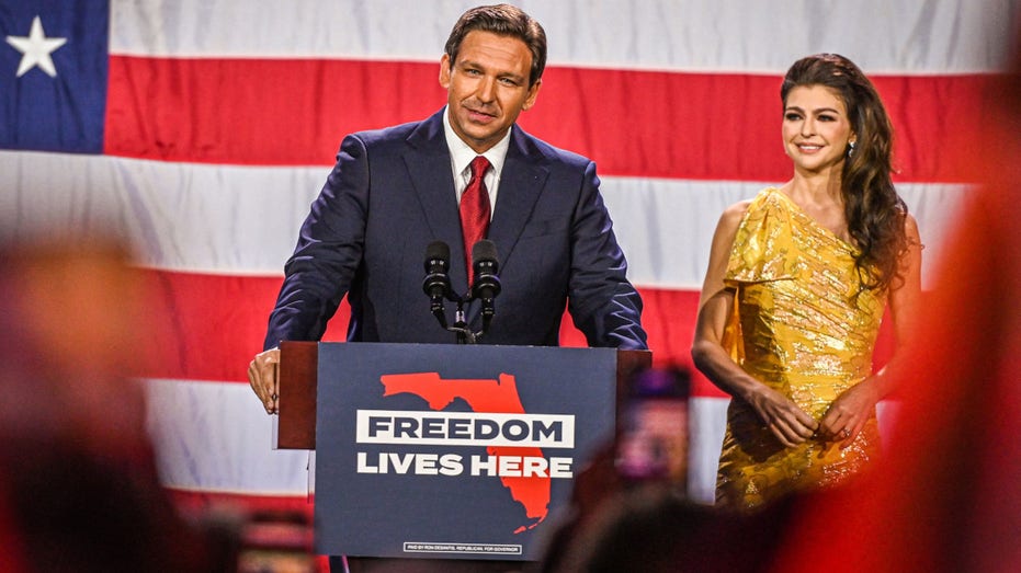 Florida Governor Ron DeSantis and wife Casey DeSantis