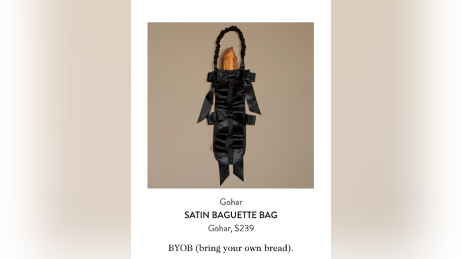 Satin bread bag