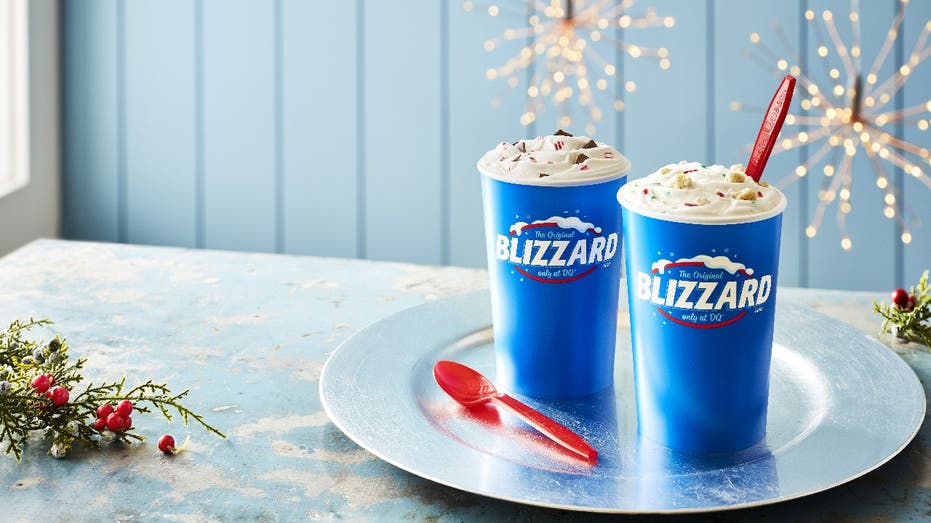 Dairy Queen's Frosted Sugar Cookie Blizzard and Candy Cane Chill Blizzard