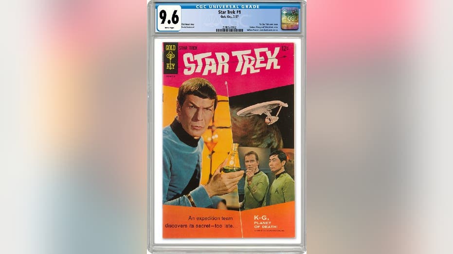 Front cover of first 'Star Trek' comic book