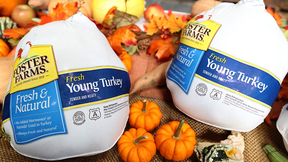 Grocery store turkeys for Thanksgiving