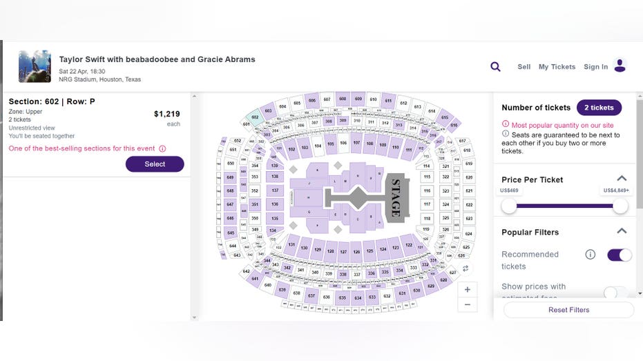 nissan stadium eras tour tickets