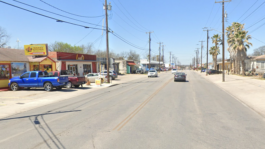 San Antonio street where Chamoy City Limits is located