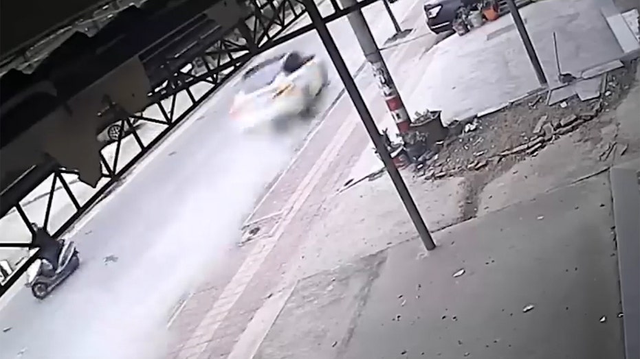 tesla china crash