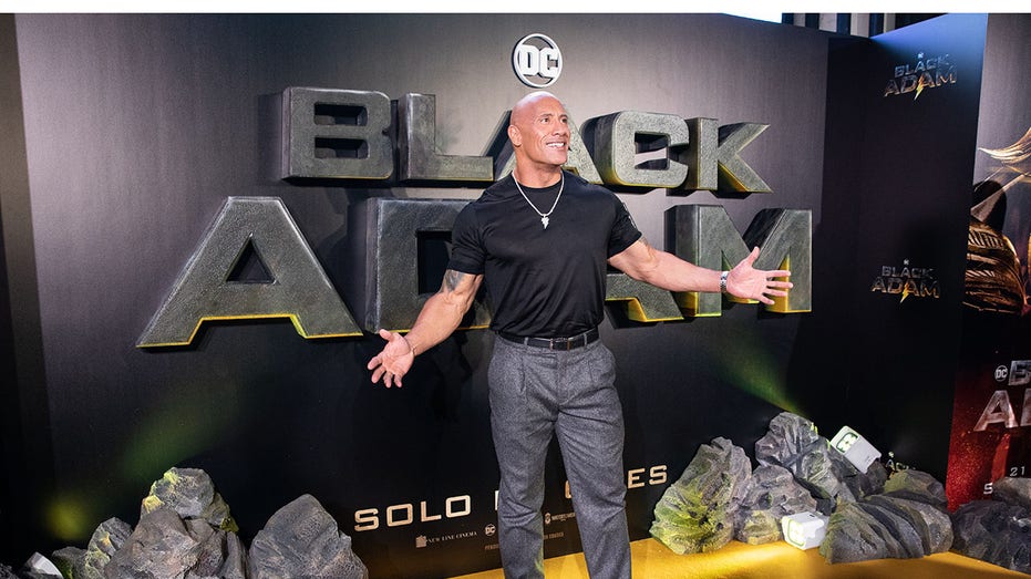 Dwayne Johnson at the Black Adam premiere