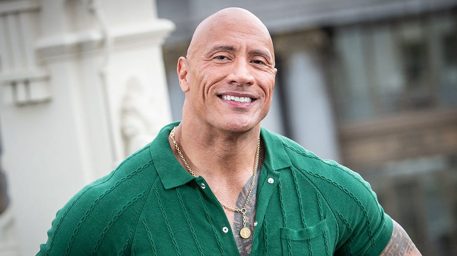 Dwayne Johnson smiling