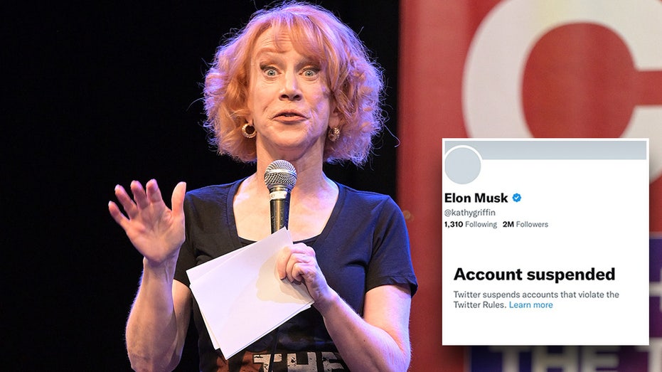 Kathy Griffin suspended from social media site after changing name to Elon Musk