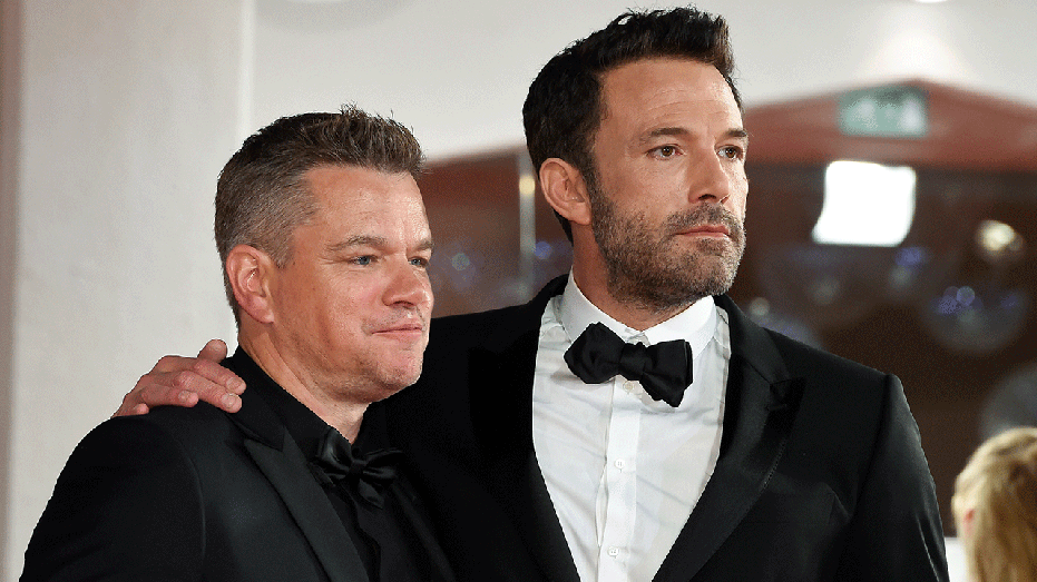 Matt Damon and Ben Affleck at the 78 Venice International Film Festival