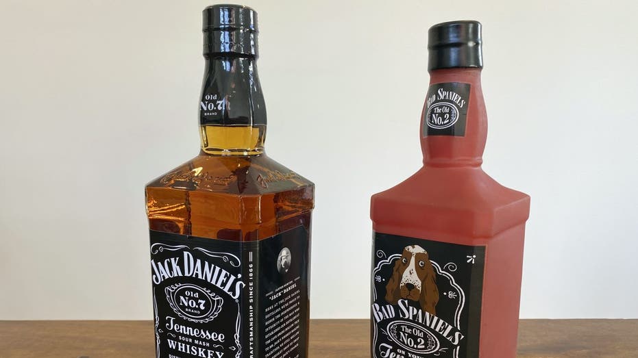 Jack Daniel's next to Bad Spaniels