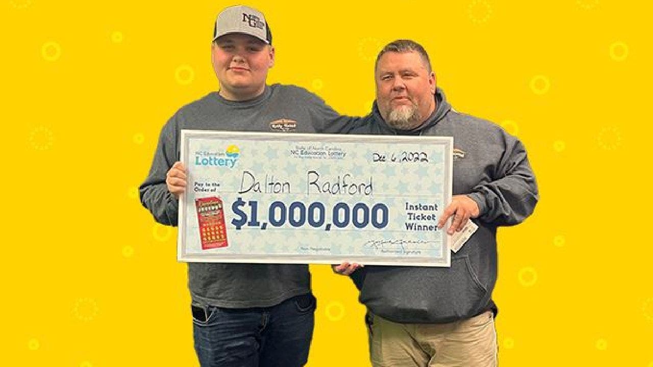 North Carolina teen wins 1M lottery while heading to 2nd job