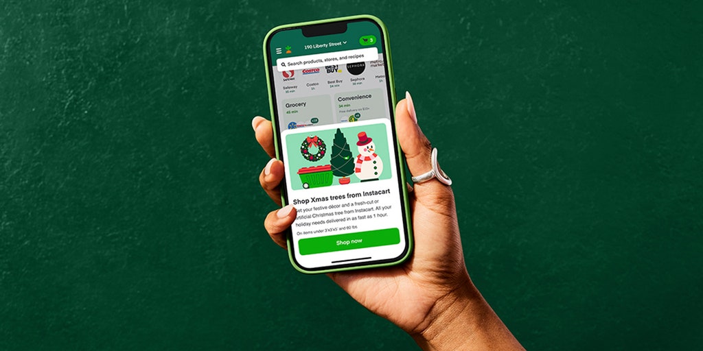 Same-day Christmas tree delivery announced by Instacart - Vimarsana News