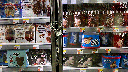 Ice cream locked in freezer in a shop