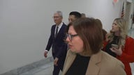 Apple CEO Tim Cook ignores questions on whether he supports protests in China