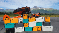 Brand new YETI coolers wash up on Alaska beaches after 2021 cargo spill