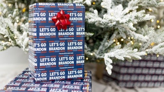 Company that sells 'Let's Go Brandon'-themed wrapping paper on track to double last year's sales