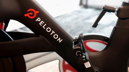 A Peloton exercise bike is seen after the ringing of the opening bell for the company's IPO at the Nasdaq Market site in New York City, September 26, 2019. REUTERS/Shannon Stapleton/File Photo/File Photo