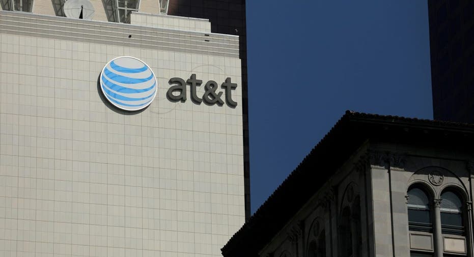 AT&T logo on building