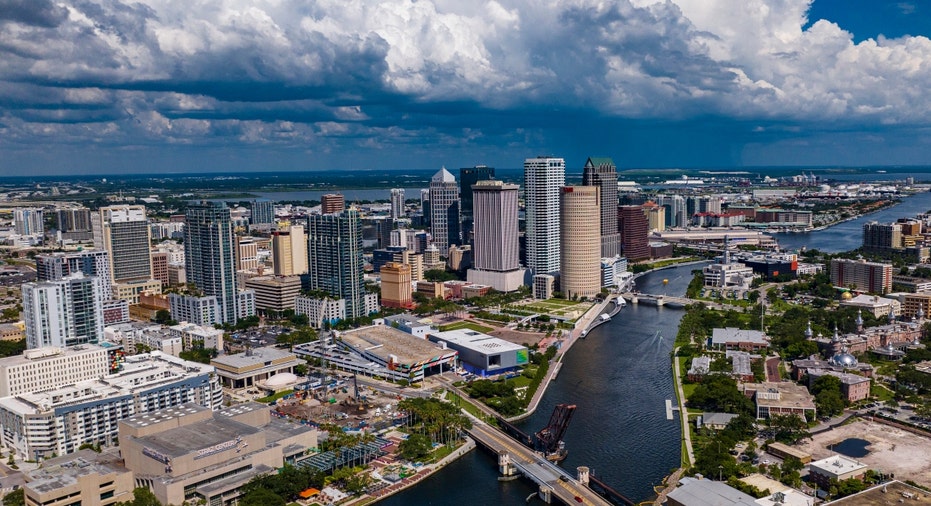 The Tampa, Florida, skyline