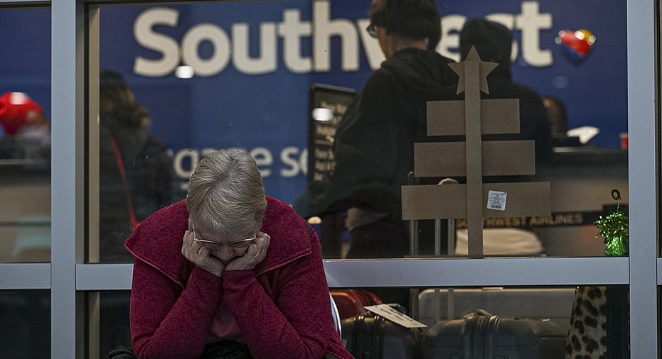 Southwest passenger waiting