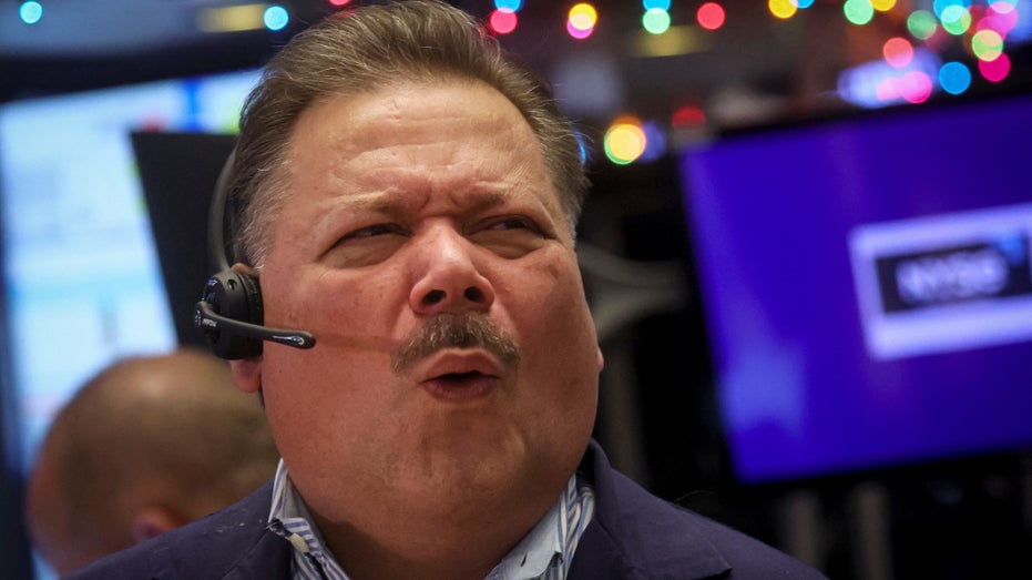 Trader making a face