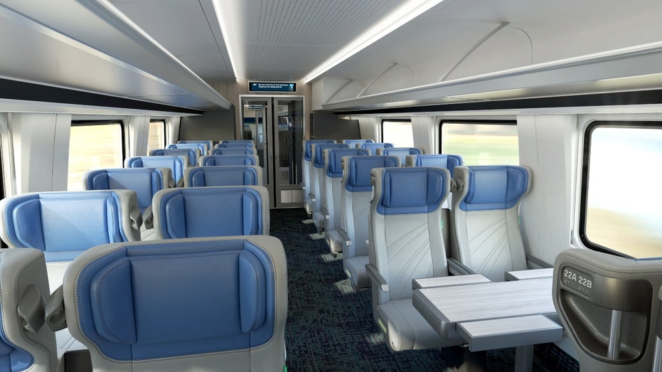 Amtrak Airo coach seats