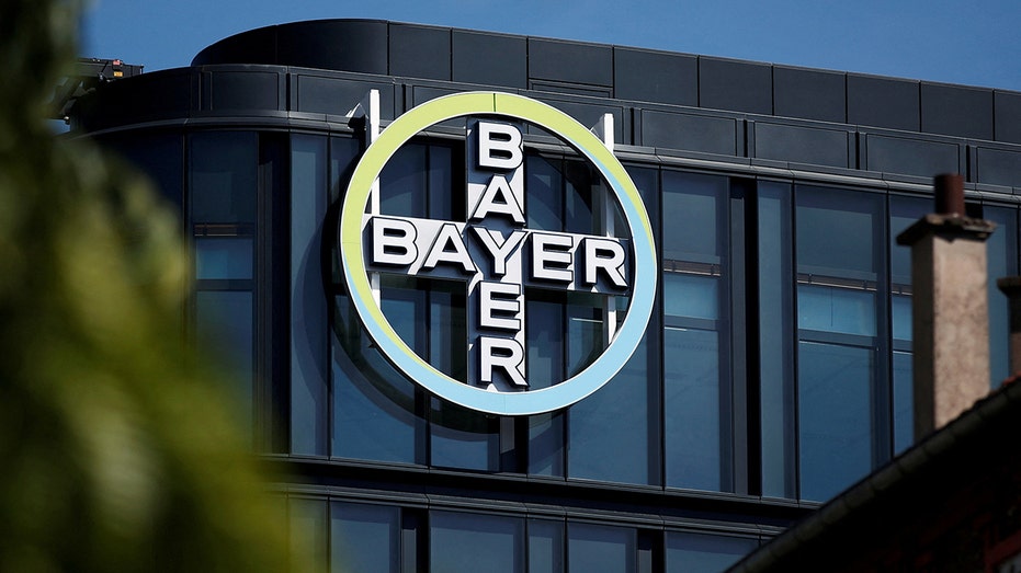 Bayer headquarters sign