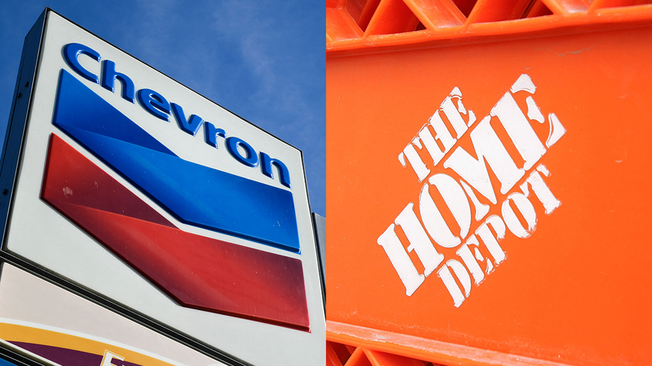 Chevron and Home Depot logos