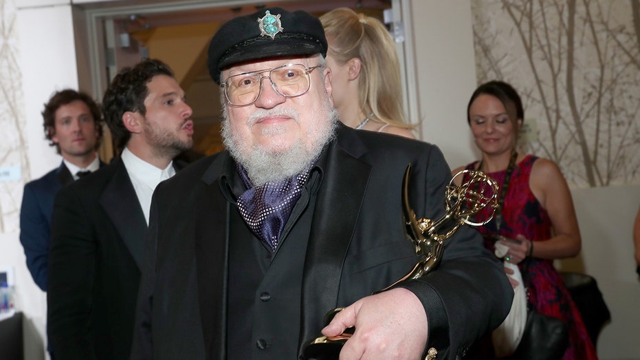 George R.R. Martin at the Emmys