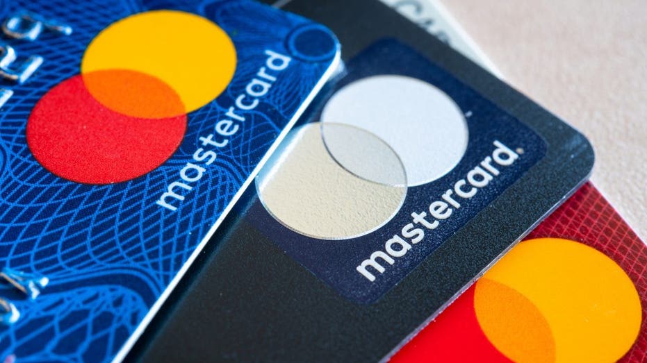 Credit cards with mastercard logo